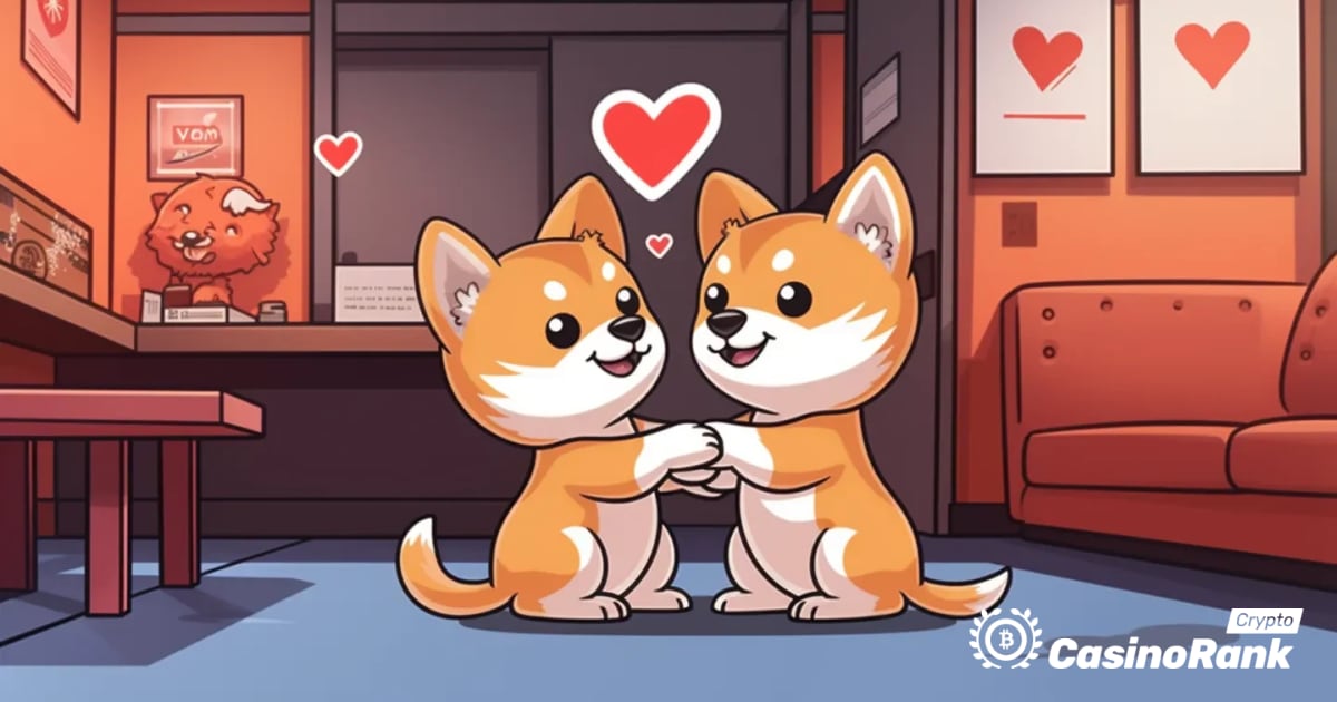 Meilė tvyro ore: Shiba Inu Valentino dienos žinutė ir svarbūs atnaujinimai